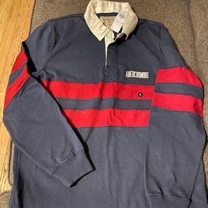 Abercrombie long sleeves polo